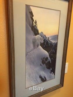 Stephen Lyman High Trail at Sunset, signed, numbered, framed print