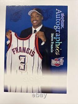 Steve Francis 1999-00 Skybox Premium Autographics Rookie Missing Autograph Ssp