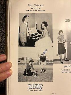 Steve Spurrier Signed Science Hill High School 1963 Yearbook Wataugan