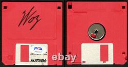 Steve Woz Wozniak SIGNED High Density HD Disk Apple Founder PSA/DNA AUTOGRAPHED