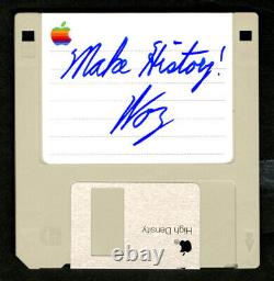 Steve Woz Wozniak SIGNED NEW Apple HD High Density Disk Mac PSA/DNA AUTOGRAPHED