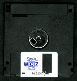 Steve Wozniak SIGNED AUTOGRAPHED 3.25 HD Black High Double Density Disk Apple