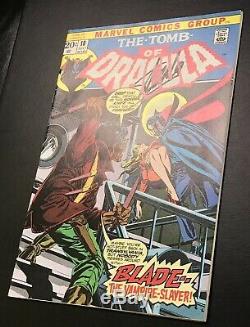 TOMB OF DRACULA #10 (1973) Stan Lee signed! 1st App Blade High Grade! NM- Plus