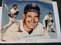 Ted Williams Autograph Photo With COA! High School Signing Event