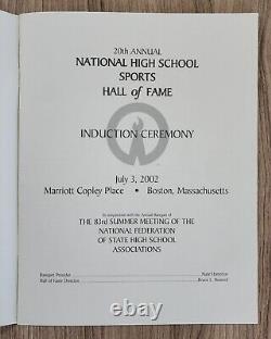 Teresa Edwards +10 Signed National High School Sports Hall Of Fame Program RAD