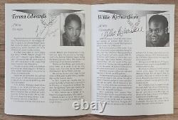 Teresa Edwards +10 Signed National High School Sports Hall Of Fame Program RAD