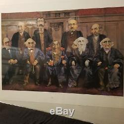 The High Court by Artist Charles Bragg Color Etching Signed LXIX Artist Proof