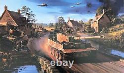 Tigers in Normandy by Nicolas Trudgian signed by WWII Panzer Tank Commanders