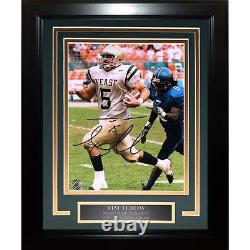 Tim Tebow Autographed Nease High School Deluxe Framed 8x10 Photo Tebow Holo