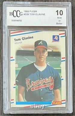 Tom Glavine Autographed RC/High Graded RC (Beckett Certified)