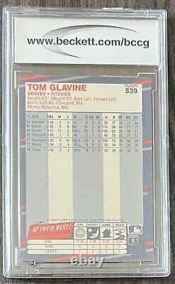 Tom Glavine Autographed RC/High Graded RC (Beckett Certified)