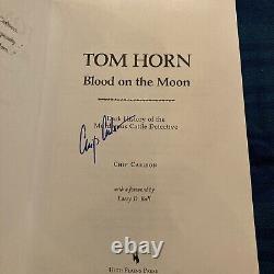 Tom Horn Blood on the Moon by Chip Carlson (2001 HC Signed) 1/500 Copies