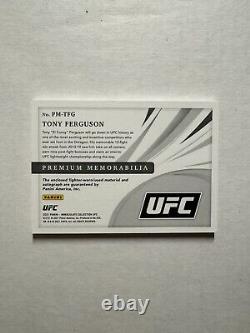 Tony Ferguson 2021 Panini Immaculate UFC Acetate Premium Patch Auto Autograph /8