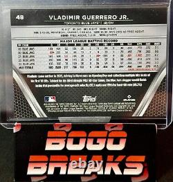 Topps Chrome Black Baseball 2024 Vladimir Guerrero Jr. Red Refractor /5 48