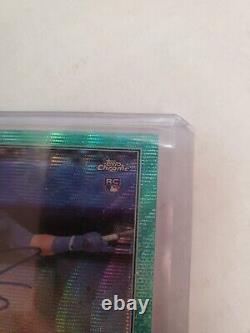 Topps Chrome Julio Rodrigues Rc Auto Aqua Wave 26/199 Gradeable High