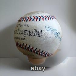 Ty Cobb 1920's Autographed Baseball Beautiful High Quality Replica