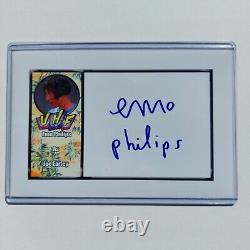 UHF Movie Signed 4x6 Photo Emo Philips Joe Early Shop teacher Autographed