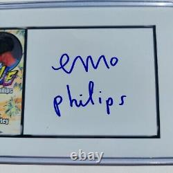 UHF Movie Signed 4x6 Photo Emo Philips Joe Early Shop teacher Autographed