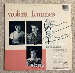 VIOLENT FEMMES Vinyl LP Record 1983 Slash Signed Autographed Original Press RARE