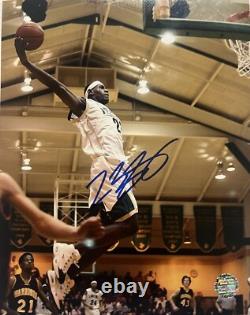 VTG LeBron James Rookie Rare Hand Signed 10x8 Autographed High School SSC COA