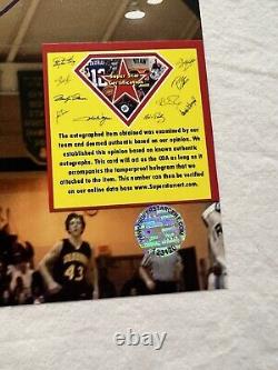 VTG LeBron James Rookie Rare Hand Signed 10x8 Autographed High School SSC COA