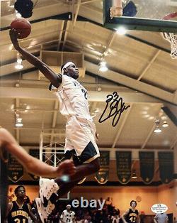 VTG LeBron James Rookie Rare Hand Signed 10x8 Autographed High School VSA COA