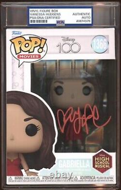 Vanessa Hudgens Signed Disney High School Musical Gabriella Funko Pop Psa Encap