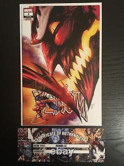 Venom #3 First Appearance Of Knull Kirkham Cover Signed High Grade