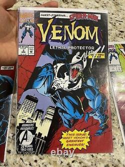 Venom Lethal Protector #1-6! Gorgeous HIGH GRADE set! Signed By Mark Bagley