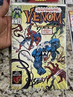 Venom Lethal Protector #1-6! Gorgeous HIGH GRADE set! Signed By Mark Bagley