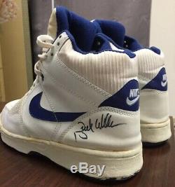 Vintage 1989 Nike High Top Sneakers Sz 12 Signed Clyde Drexler Williams Nba Og