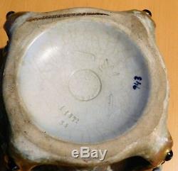 Vintage Amphora jeweled signed vase 6 diameter, 4 high