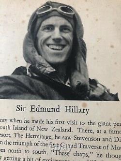 Vintage Book First Edition 1955. High Adventure By Edmund Hillary SIGNED