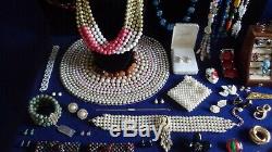 Vintage & Costume Jewelry Lot 14k Gold, 585, 925, High End, Signed, Quality