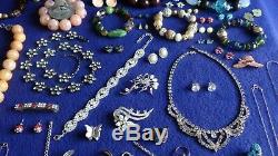 Vintage & Costume Jewelry Lot 14k Gold, 585, 925, High End, Signed, Quality