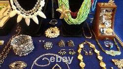 Vintage & Costume Jewelry Lot 281 Pieces, High End, 925, Quality, Signed