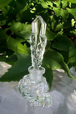 Vintage Czech Perfume BottleDauber IntactSigned3.25 TallHighly Collectible