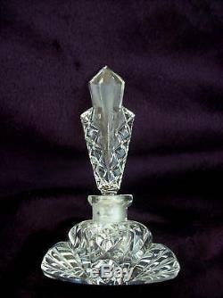 Vintage Czech Perfume BottleDauber IntactSigned3.25 TallHighly Collectible
