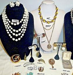 Vintage High End All Signed Designer Jewelry Lotweissjulianatrifarihaskell++