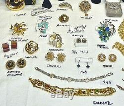 Vintage High End All Signed Designer Jewelry Lotweissjulianatrifarihaskell++