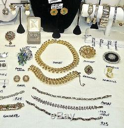 Vintage High End All Signed Designer Jewelry Lotweissjulianatrifarihaskell++