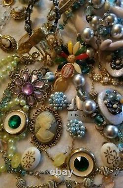 Vintage High End Big Jewelry Lot Some Signed Monet Emmons Cerrito Coro++