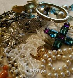 Vintage High End Big Jewelry Lot Some Signed Monet Emmons Cerrito Coro++