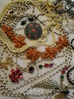 Vintage High End Big Jewelry Lot Some Signed Monet Emmons Cerrito Coro++