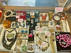 Vintage High End Jewelry Lot Schiaparelli Juliana Signed Sets Cuffs 195 Pc