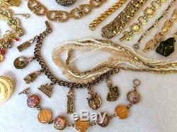 Vintage Jewelry Lot High End 77 Pieces Signed Kramer Coro Trifari Eisenberg 925