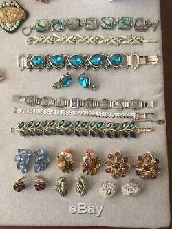 Vintage Lot Designer Signed And High End Costume Jewelry Miriam Haskell Weiss &+