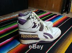 Vintage Reebok High Tops Signed By Byron Scott Lakers Size 12.5