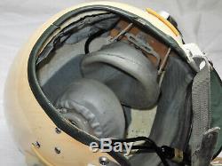 Vintage SOVIET Fighter Pilot HELMET ZSh-5A High Altitude Pressure Helmet SIGNED