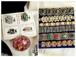 Vtg High End Rhinestone Jewelry Lot Signed Weiss Juliana Eisenberg Hollycraft